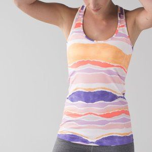 Lululemon Bleacher Stripe Cool Racerback Tank Top 4 CRB